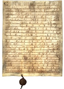 Akt fundacyjny klasztoru w Lubiążu